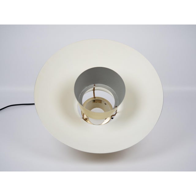 Vintage Danish Navy Pendant Lamp by Jorn Utzon for Nordisk Solar, 1947, 1940s For Sale - Image 9 of 16