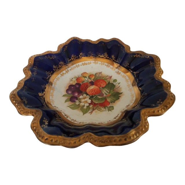 Antique Empire China: Japanese Hand Painted Porcelain Bowl For Sale