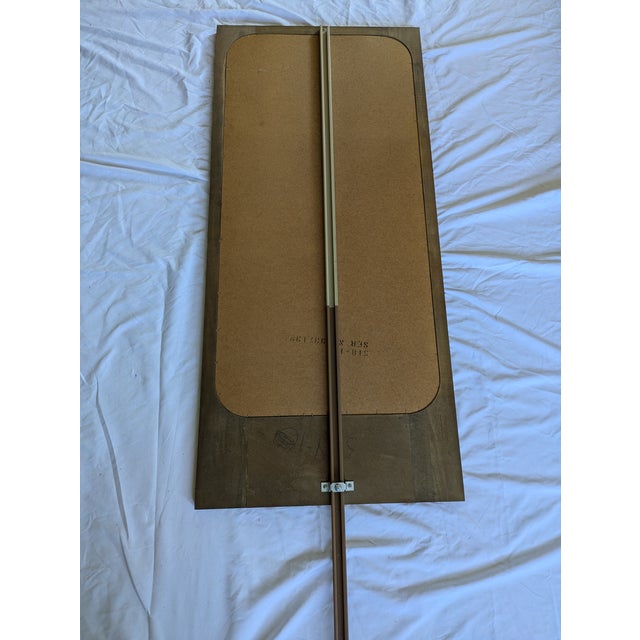 Lane Furniture Mid-Century Modern Burl Wood Mirror in the Style of Lane Furniture After Milo Baughman For Sale - Image 4 of 4