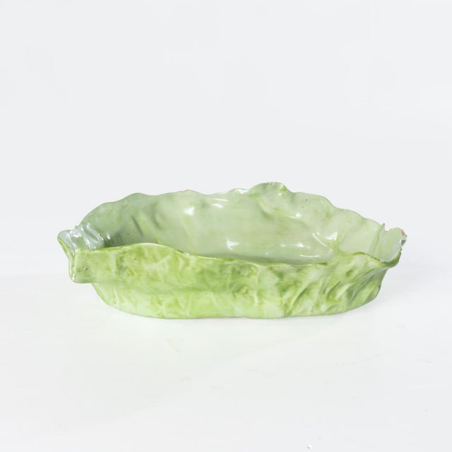 Antique Lettuce Ware Dishes - 8 pcs For Sale - Image 13 of 18