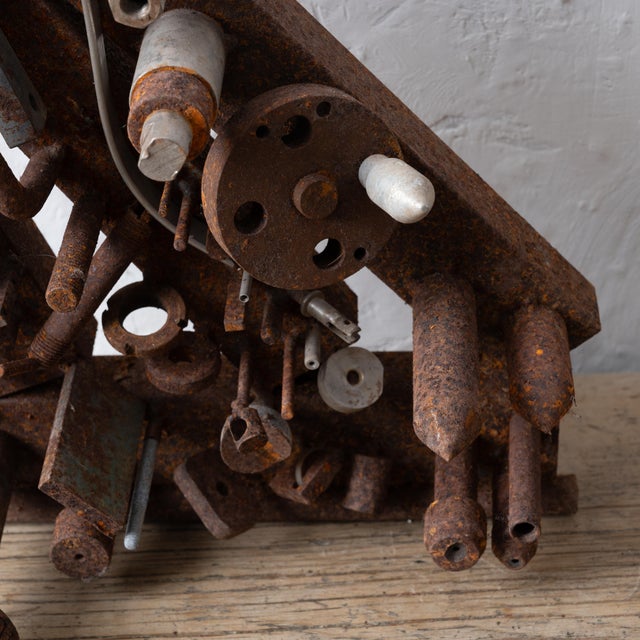 Giovanni 'John’ Bucci Metal Art Sculpture, 1960s For Sale In Savannah - Image 6 of 12