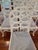 Hollywood Regency Set of 6 White Frances Elkins Style Villa & House Dining Side Chairs For Sale - Image 3 of 4