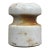 Antique Small White Ceramic Electrical Wire Insulator For Sale