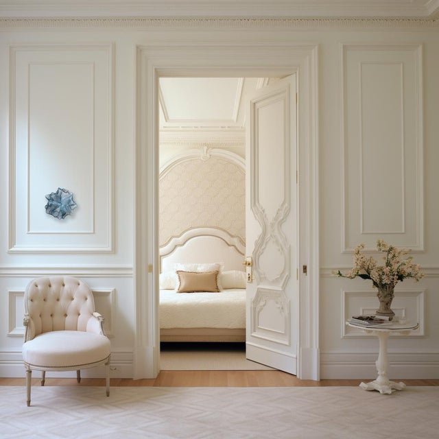 Cotton Candy Cumulus Navy Blue Gold - Abstract Three-Dimensional Wall Original Artwork by Atticus Adams For Sale - Image 9 of 10