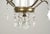 Mid 20th Century Reclaimed Brass Crystal Central Cluster Chandelier For Sale - Image 6 of 10