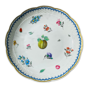 Richard Ginori Italian Porcelain Plate, Italian Fruits