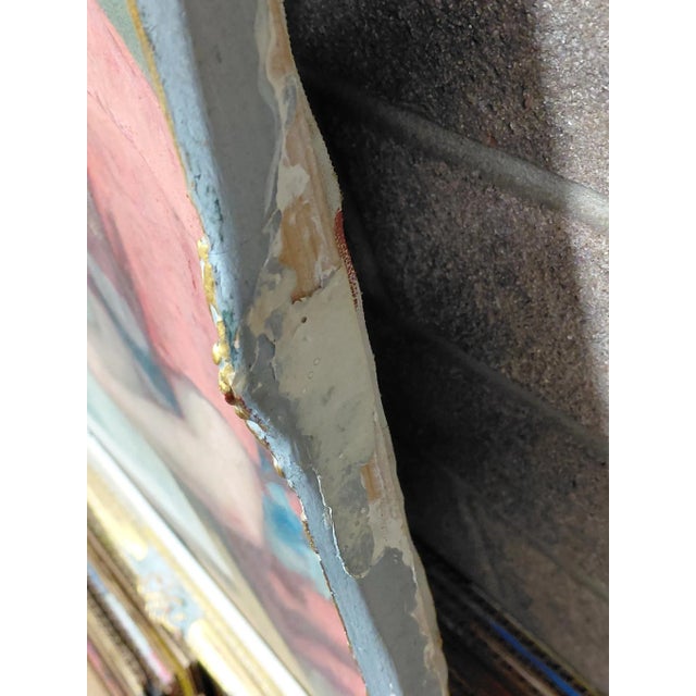 Framed Oil on Canvas Titled "Young Seated Girl Artist" For Sale - Image 15 of 16