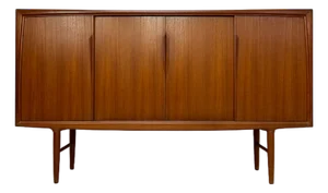 Mid-Century Danish Teak Highboard by Axel Christensen for Aco Møbler, 1960s