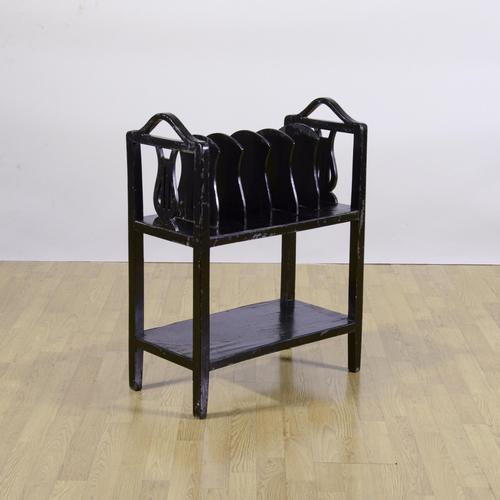 This charming magazine rack, dating back to the early 1900s, is an example of functional design with a classic, rigorous...