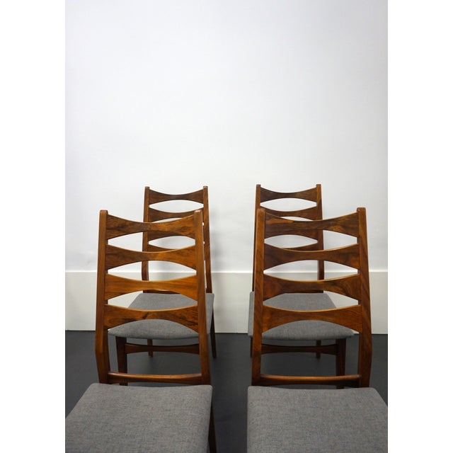 Wood Vintage Danish Chairs, 1960s, Set of 4 For Sale - Image 7 of 15