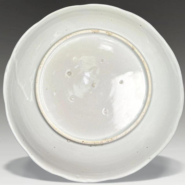 Antique Japanese Edo Arita Cobalt Porcelain Dish, 1750s For Sale - Image 6 of 8