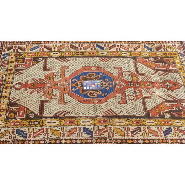 Traditional Antique Shirvan Rug 3'10'' x 5'10'' For Sale - Image 3 of 12