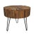 Brown Salvaged Wood Pinwheel Side Table For Sale - Image 8 of 8