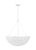 2020s Alexa Hampton by Visual Comfort Studio Kelan Large Pendant, Textured White For Sale - Image 5 of 5