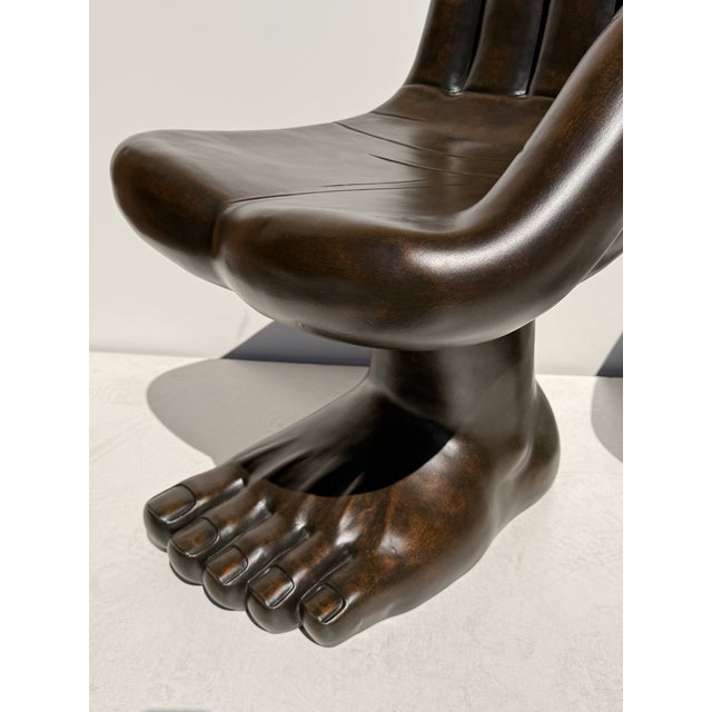 Pair of “Hand & Foot” Surrealist Boudoir Chairs For Sale - Image 10 of 12