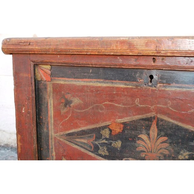 MId 19th Century Latvian Dowry Chest For Sale - Image 4 of 11
