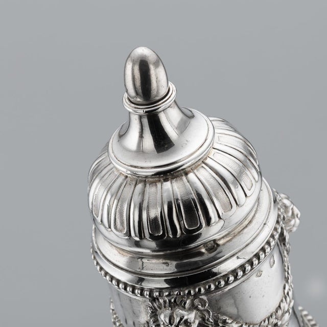 Antique French Silver Salt and Pepper Mills from Odiot, Paris, 1880s, Set of 4 For Sale - Image 11 of 18