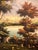 Traditional Vintage Lakeside Landscape Painting - Signed For Sale - Image 3 of 9