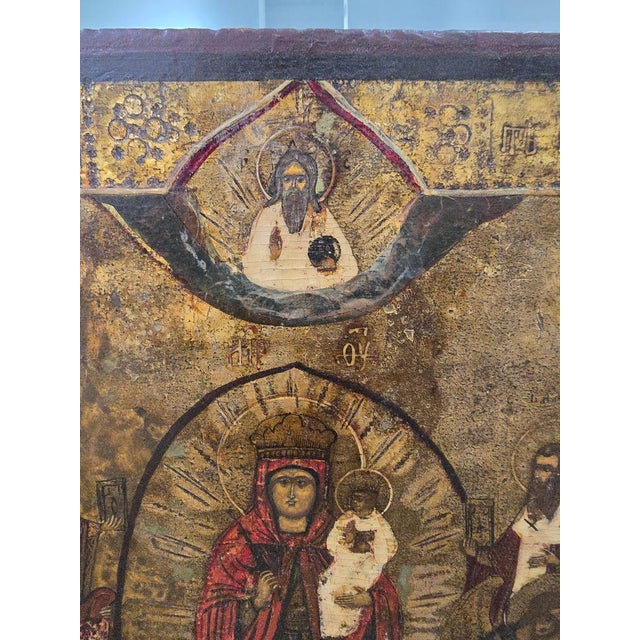 19th Century Orthodox Icon For Sale - Image 11 of 18
