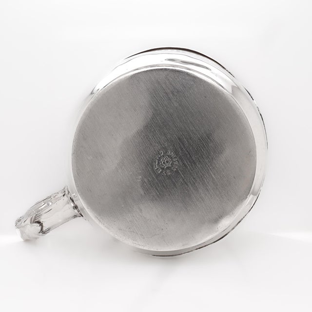 Antique American Art Nouveau Unger Bros. Sterling Silver Shaving Mug With Insert For Sale - Image 9 of 11