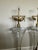 Postmodern Pair Donghia Athena Alta Lamps in Sheer Gray For Sale - Image 3 of 10