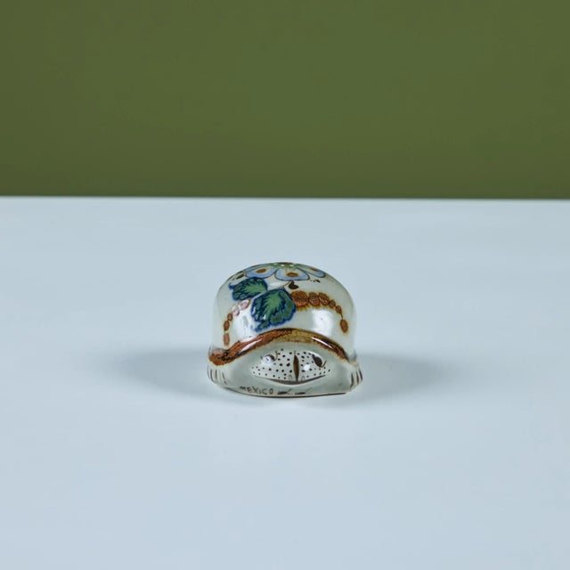 Ceramic Ceramic Glazed Turtle Figure For Sale - Image 7 of 10