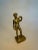 Figurative Italian Renaissance Michelangelo "David" Solid Brass Statue For Sale - Image 3 of 8