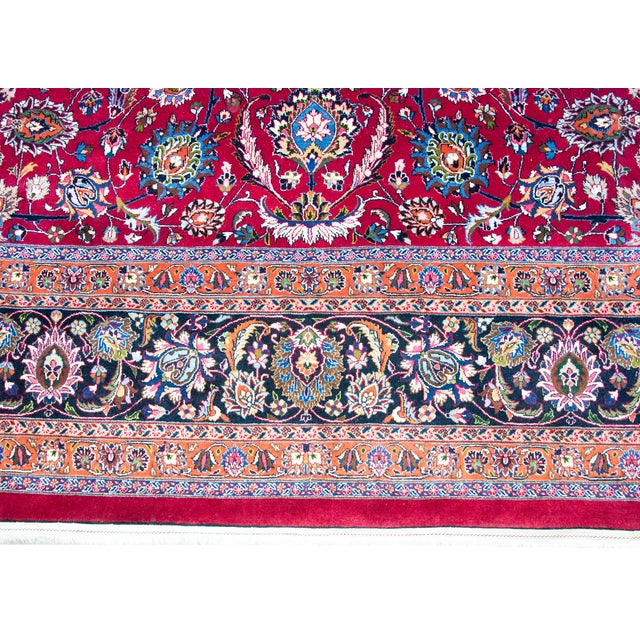 Mid 20th Century Persian Meshed Rug For Sale - Image 12 of 15