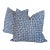 Raoul Textiles Oscar in Delft Blue Floral 20" Pillows For Sale