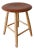 Vintage Swedish Wooden Stool, 1960s For Sale