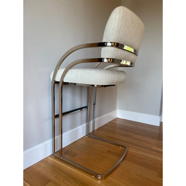 1980s Vintage Daystrom Cantilevered Bar Stools Set of 4 Chairish