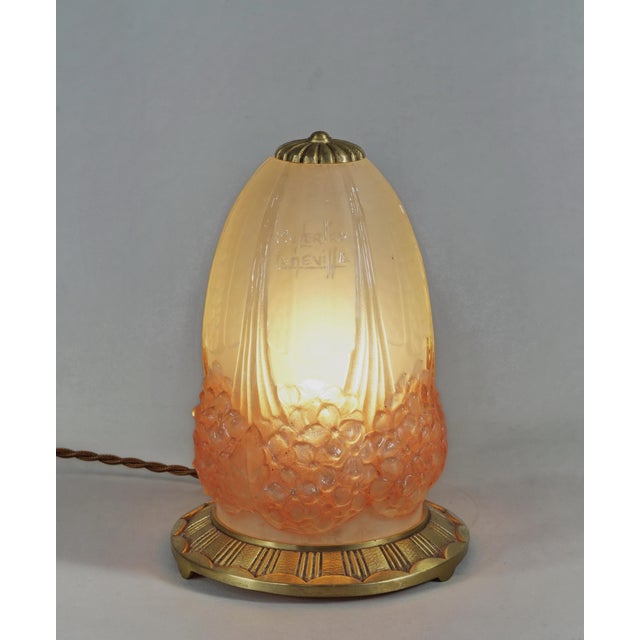 Art Deco French Art Deco Table Lamp by Hettier Et Vincent & Muller Freres - 1920s France For Sale - Image 3 of 13