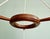 Scandinavian Chandelier in Teak and White Satin Glass, 1960s For Sale - Image 9 of 14