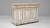 Early 20th Century 1900s French Wood White Patinated Bar With Marble Top For Sale - Image 5 of 18