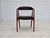 Danish Armchair in Teak Wood and Black Artificial Leather, 1960s For Sale - Image 6 of 13