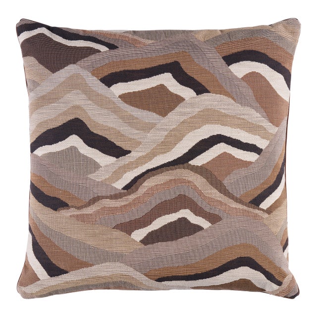 Schumacher Avala Hills Pillow In Camel For Sale