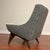 Craft Associates Mid-Century Adrian Pearsall Lounge Chair, Newly Reupholstered in Knoll Ita & Nobilis Arctique For Sale - Image 4 of 11