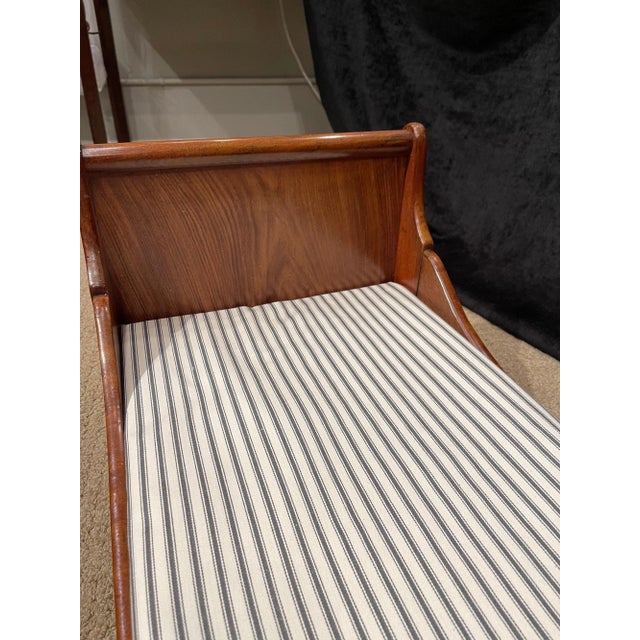 Antique Empire Mahogany Sleigh Dog Bed Chairish