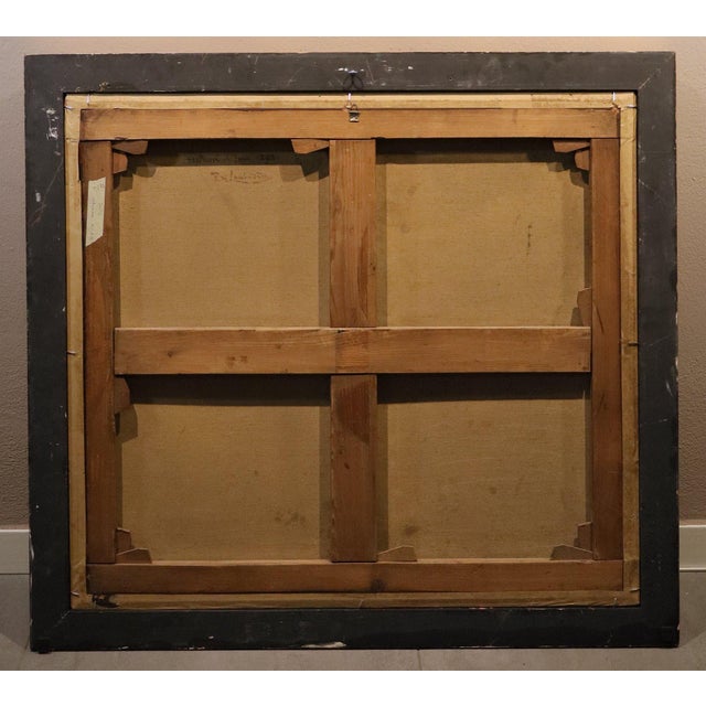 Henri Gascard, Portrait of Lady Gascard, 1690, Oil on Canvas For Sale - Image 10 of 11