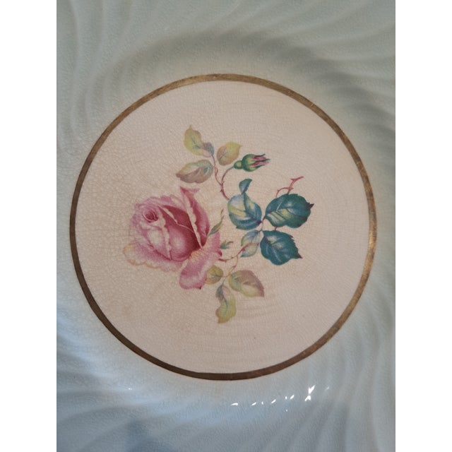 Celadon 1940s BurleighWare Dessert Plates - Set of 12 For Sale - Image 8 of 18