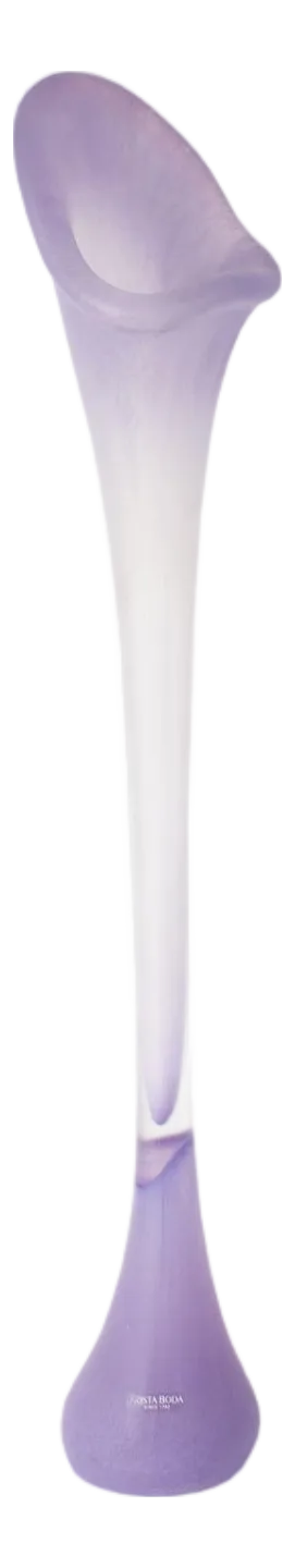 Ulrica Hydman Vallien Kosta Boda “Funghi” Purple Glass Vase