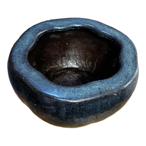 Large Early 20th Century Blue Flambe Glaze Pot
