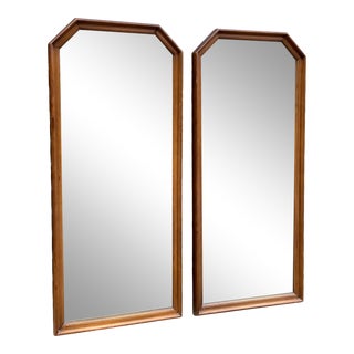 Vintage Hanging Wall Mirrors- a Pair For Sale