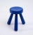 Blue Stool by Ingvar Hildingsson, Sweden, 1970s For Sale - Image 8 of 9