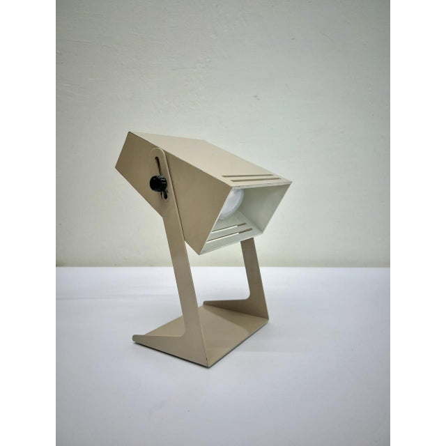 Adjustable Table Lamp in Beige Metal by Anvia, 1960s For Sale - Image 12 of 12