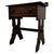 Wood Antique English Oak Side Table with Gallery, 1900s For Sale - Image 7 of 9