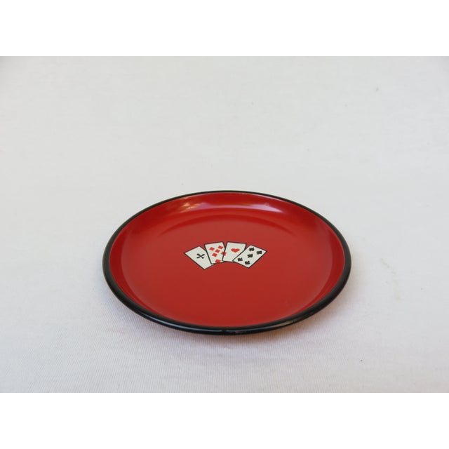 Metal Vintage 4-Player Card Game Set by Marianne Brandt for Ruppel-Werke and GMF, Set of 6 For Sale - Image 7 of 18