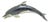 Vintage Italian Handmade Silver 800 Darkened Dolphin Figurine by Saturno, Arezzo, 1980s For Sale