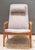 Cream Kontour Reclining Armchair by Alf Svensson for Fritz Hansen, Denmark, 1970s For Sale - Image 8 of 8