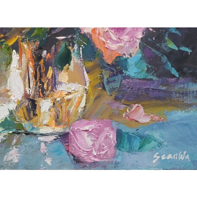 Original Oil Painting, Flowers For Sale - Image 4 of 5